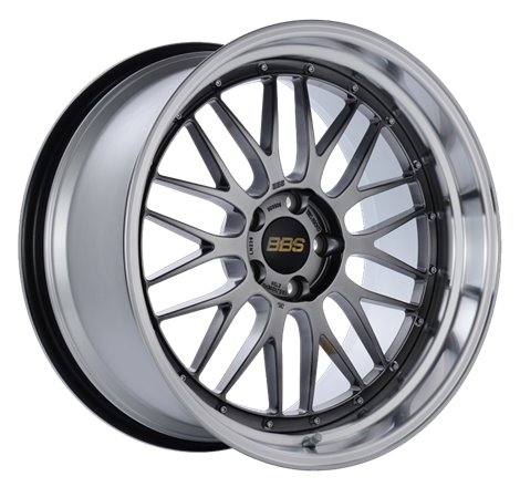 BBS LM 20x10.5 5x114.3 ET20 CB66 Diamond Black Center Diamond Cut Lip Wheel