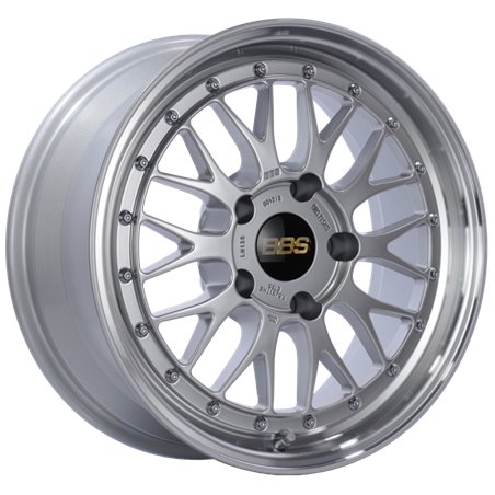 BBS LM 17x7.5 5x130 ET28 CB71.6 Diamond Silver Center Diamond Cut Lip Wheel