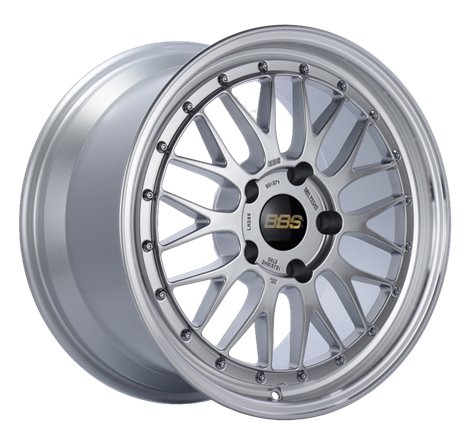 BBS LM 18x10 5x130 ET65 CB71.6 Diamond Silver Center Diamond Cut Lip Wheel