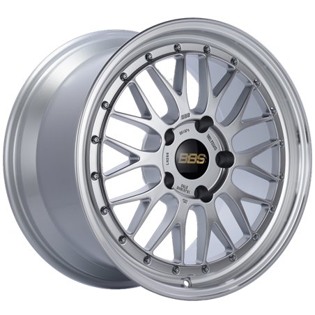 BBS LM 18x10 5x130 ET65 CB71.6 Diamond Silver Center Diamond Cut Lip Wheel