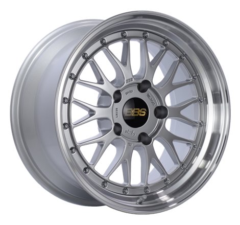 BBS LM 17x9 5x130 ET17 CB71.6 Diamond Silver Center Diamond Cut Lip Wheel