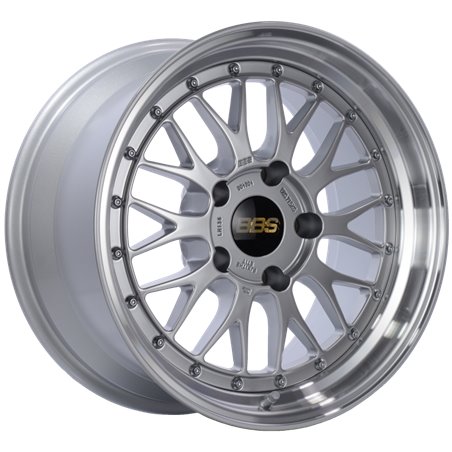 BBS LM 17x9 5x130 ET17 CB71.6 Diamond Silver Center Diamond Cut Lip Wheel