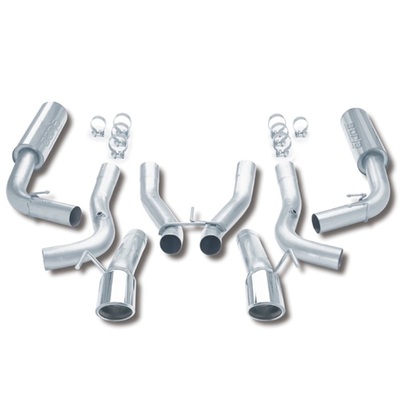 Borla 96-02 Viper GTS/R/T-10 Coupe/Convertible 2dr w/ 2.5in Inlets SS Catback Exhaust System