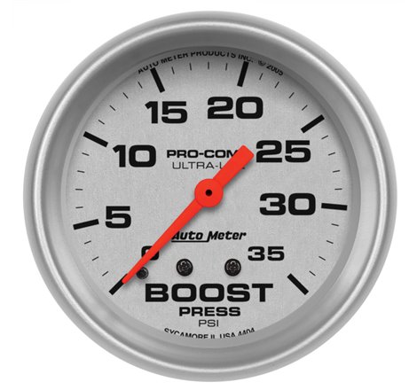 Autometer Ultra-Lite 2 5/8in Mechanical Boost Gauge