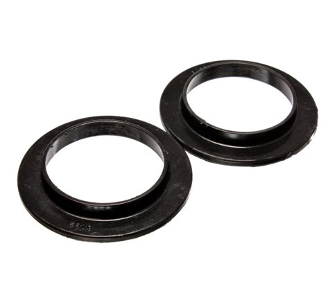 Energy Suspension Universal 2 3/4in ID 4 1/16in OD 9/16in H Black Coil Spring Isolators (2 per set)