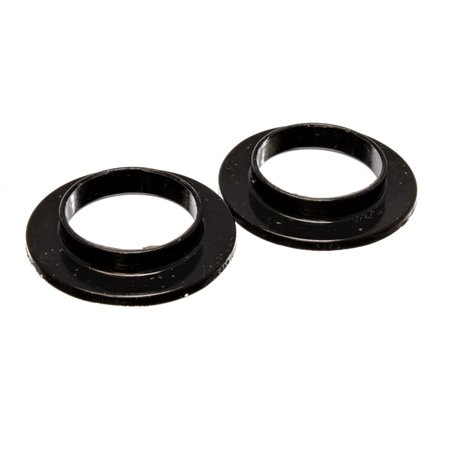 Energy Suspension Universal 2 3/16in ID 3 1/2in OD 11/16in H Black Coil Spring Isolators (2 per set)