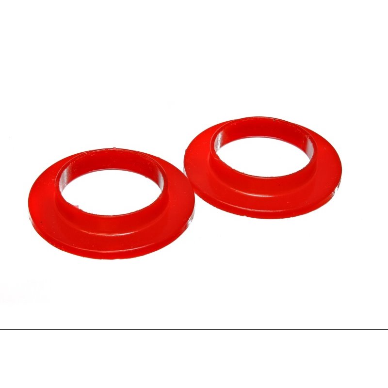 Energy Suspension Universal 2 3/16in ID 3 1/2in OD 11/16in H Red Coil Spring Isolators (2 per set)