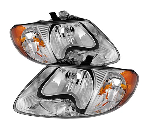 Xtune Chrysler Voyager & Grand Voyager 01-03 Crystal Headlights Chrome HD-JH-DCA01-AM-C