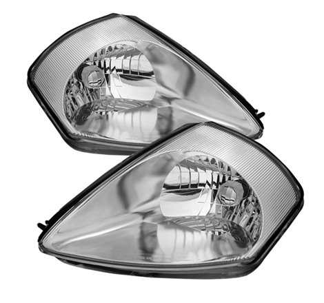 Xtune Mitsubishi Eclipse 00-05 Crystal Headlights Chrome HD-JH-ME00-C