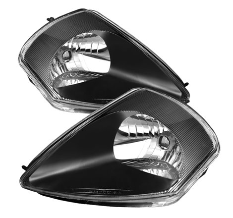 Xtune Mitsubishi Eclipse 00-05 Crystal Headlights Black HD-JH-ME00-BK