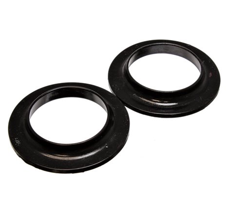 Energy Suspension Universal 3-3/4in ID 5-13/16in OD 7/8in H Black Coil Spring Isolators (2 per set)