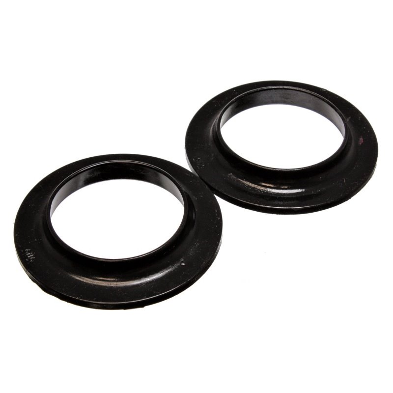 Energy Suspension Universal 3-3/4in ID 5-13/16in OD 7/8in H Black Coil Spring Isolators (2 per set)