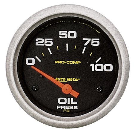 Autometer Pro Comp Short Sweep Electronic 0-100 PSI Oil Pressure Gauge