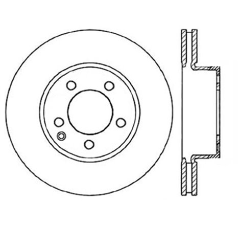 StopTech Drilled Sport Brake Rotor