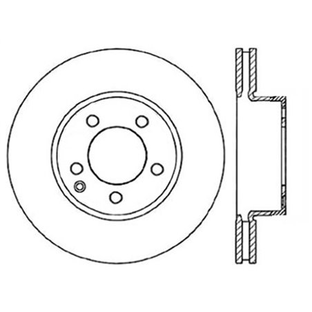 StopTech Drilled Sport Brake Rotor