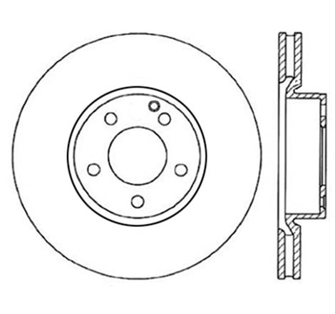 StopTech Drilled Sport Brake Rotor