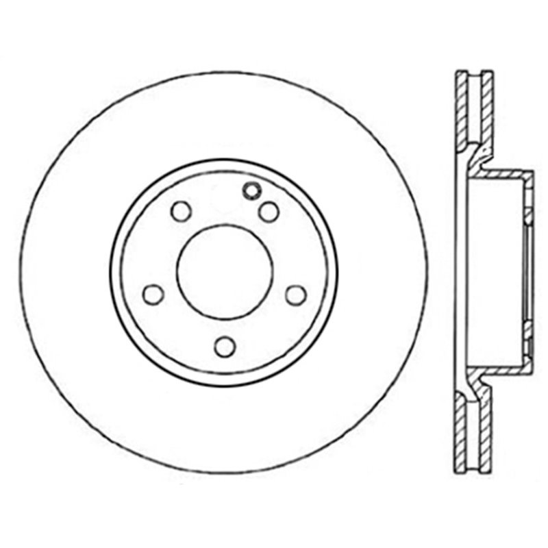 StopTech Drilled Sport Brake Rotor