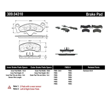 StopTech Performance Brake Pads