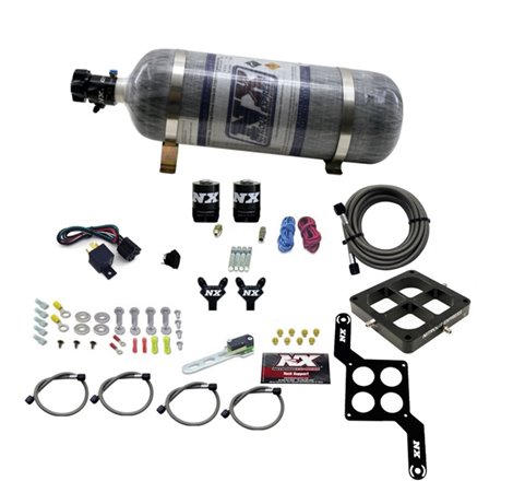 Nitrous Express Dominator Billet Crossbar Pro-Power Nitrous Kit (100-500HP) w/Composite Bottle