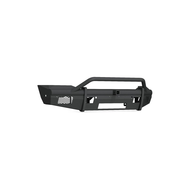 Road Armor 19-20 Ram 2500 Vaquero Front Bumper w/Pre-Runner Guard/2in Receiver/6 Sensor - Tex Blk