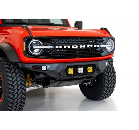 Addictive Desert Designs 21-22 Ford Bronco Bomber Front Bumper (w/ 3 Baja Designs LP4 Mounts)