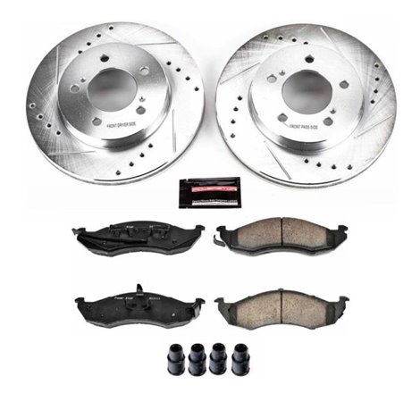 Power Stop 93-02 Mercury Villager Front Z23 Evolution Sport Brake Kit