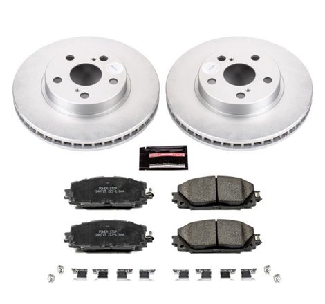 Power Stop 11-17 Lexus CT200h Front Z17 Evolution Geomet Coated Brake Kit