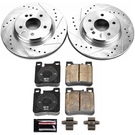 Power Stop 01-02 Mercedes-Benz E430 Rear Z23 Evolution Sport Brake Kit