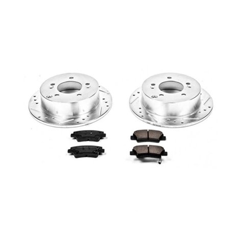 Power Stop 08-10 Hyundai Sonata Rear Z23 Evolution Sport Brake Kit