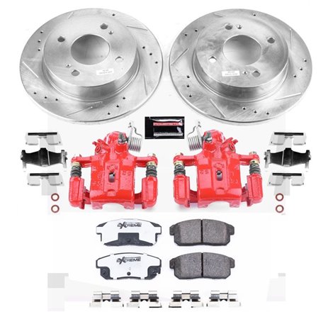 Power Stop 01-02 Infiniti G20 Rear Z26 Street Warrior Brake Kit w/Calipers