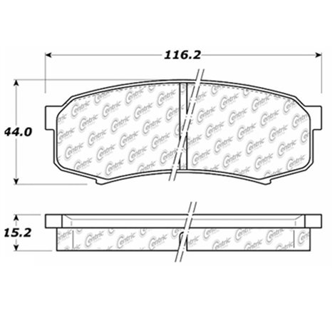 StopTech 03-20 Toyota 4Runner/ 07-14 FJ Cruiser Street Rear Touring Brake Pads