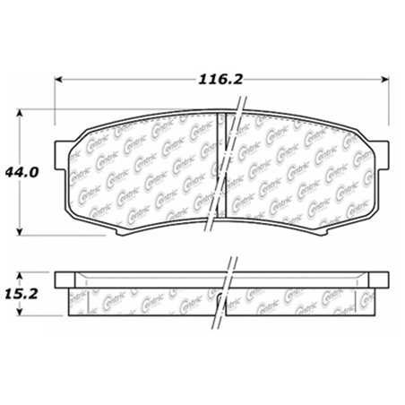 StopTech 03-20 Toyota 4Runner/ 07-14 FJ Cruiser Street Rear Touring Brake Pads