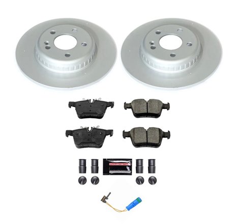 Power Stop 17-18 Mercedes-Benz C300 Rear Z17 Evolution Geomet Coated Brake Kit