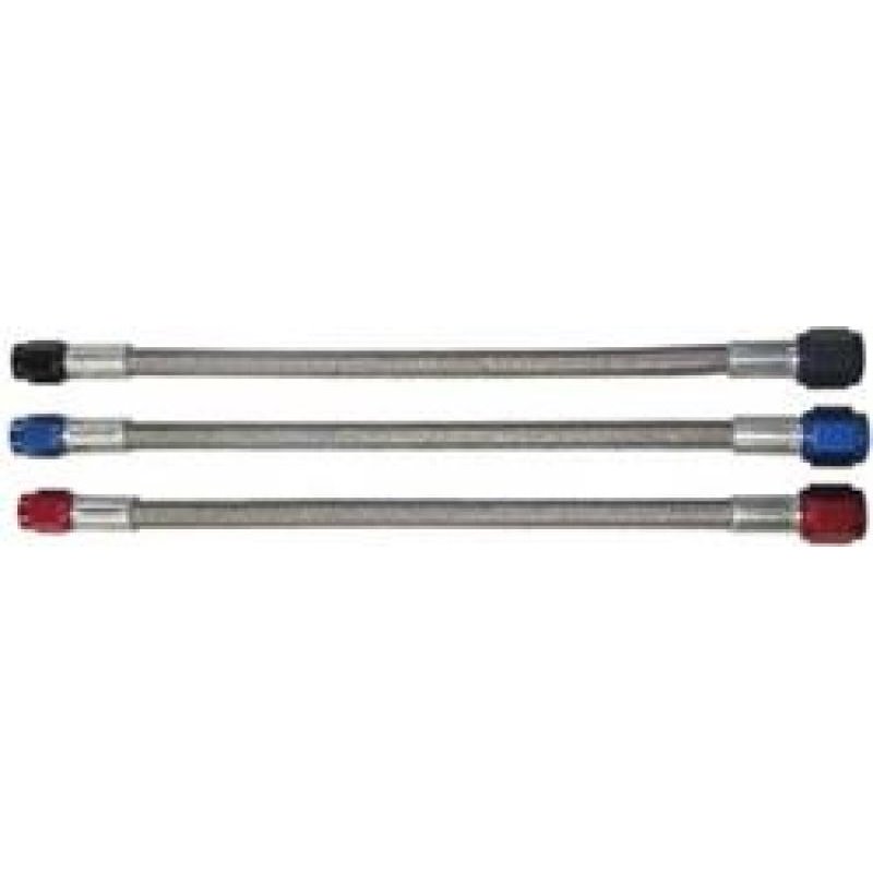 Fragola -3AN x -4AN Nut 4AN Nitrous Line 8.5in Blue Nuts