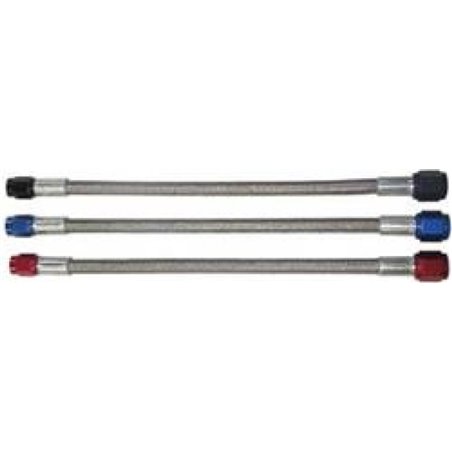 Fragola -3AN x -4AN Nut 4AN Nitrous Line 8.5in Blue Nuts