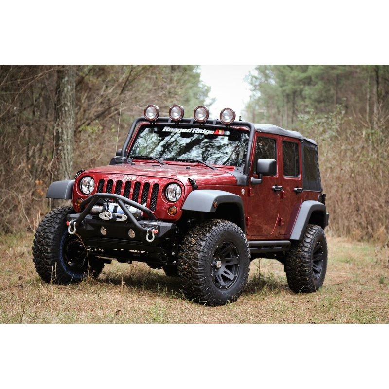 Omix 4-Piece Fender Flare Kit- 07-18 Jeep Wrangler JK