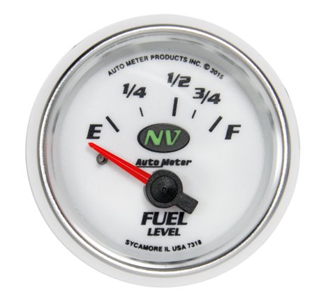 Autometer NV Gauge Fuel Level 2 1/16in 16e To 158f Elec NV