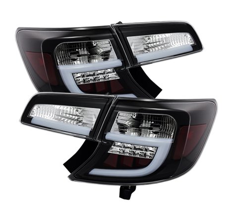 Spyder Toyota Camry 12-14 Light Bar LED Tail Lights Black ALT-YD-TC12-LBLED-BK