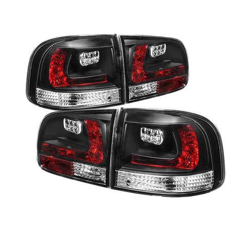 Spyder Volkswagen Touareg 03-07 LED Tail Lights Black ALT-YD-VTOU04-LED-BK