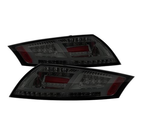 Spyder Audi TT 07-12 LED Tail Lights Smoke ALT-YD-ATT07-LED-SM