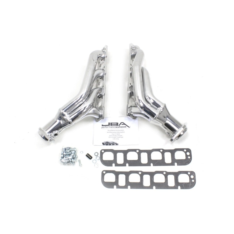 JBA 15-20 Chrysler 6.2/6.4L HEMI 1 7/8in Primary Silver Ctd Cat4Ward Header