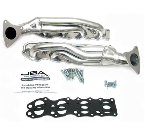 JBA 07-20 Toyota 5.7L V8 1-5/8in Primary Silver Ctd Cat4Ward Header