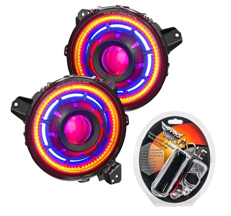 Oracle Oculus Bi-LED Projector Headlights for Jeep JL/Gladiator JT - ColorSHIFT