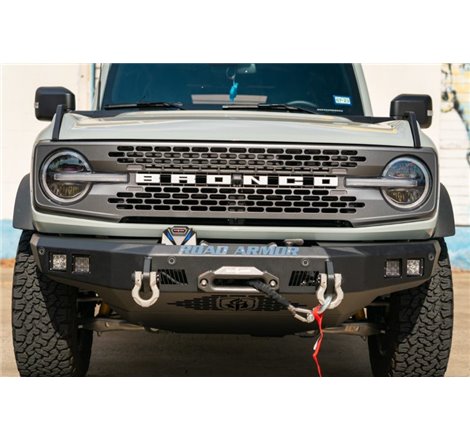 Road Armor 2021+ Ford Bronco Stealth Front Winch Bumper - Tex Blk