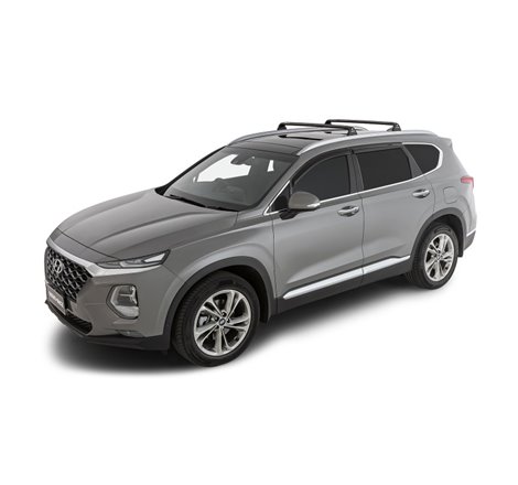 Rhino-Rack 19-22 Hyundai Santa Fe TM 5 Door SUV w/Flush Rails Vortex RVP 2 Bar Roof Rack - Black