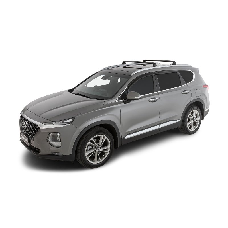 Rhino-Rack 19-22 Hyundai Santa Fe TM 5 Door SUV w/Flush Rails Vortex RVP 2 Bar Roof Rack - Black