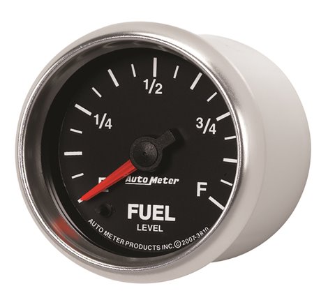 Autometer GS 2 1/16in. 0-280 Ohms Fuel Level Gauge - Stepper Motor