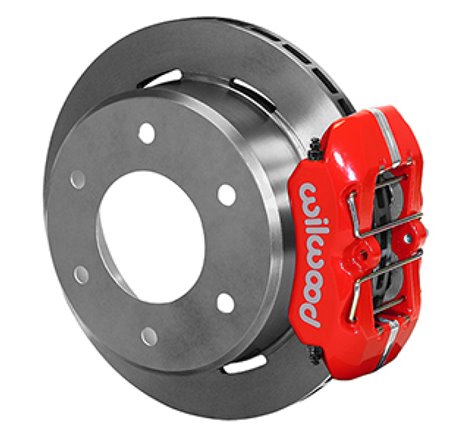 Wilwood 63-87 C10/C15 DynaPro FDPLP Red Calipers 11in x .81in Rotors 6-Lug Rear Disc Brake Kit