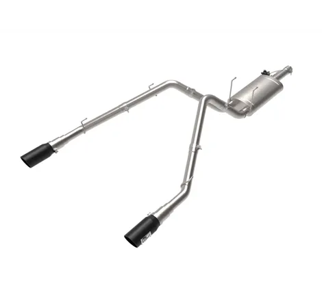 aFe 09-18 Ram 1500 V8 5.7L Hemi Gemini XV 3in 304 SS Cat-Back Exhaust w/ Black Tips