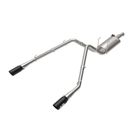 aFe 09-18 Ram 1500 V8 5.7L Hemi Gemini XV 3in 304 SS Cat-Back Exhaust w/ Black Tips